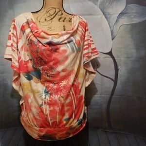 Style & Co Bright & Colorful Top